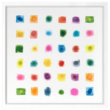 Test Pattern 3 Fine Art Print, White, 40"x40"