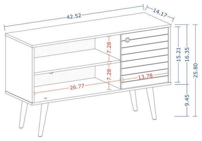 Liberty 42.52" TV Stand 212BMC8