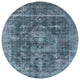 Ahgly Company Indoor Round Mid-Century Modern Area Rugs, 6' Round