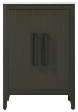 Home Living 24" Single Bathroom Vanity, Mocha Brown