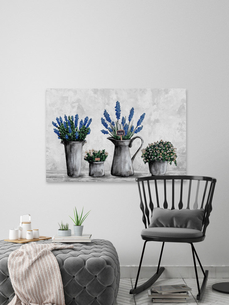 "Stunning Lavender" Painting Print on Wrapped Canvas