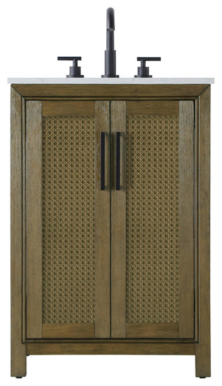 Elegant Lighting VF29524 Alina 24" - Hazel Oak