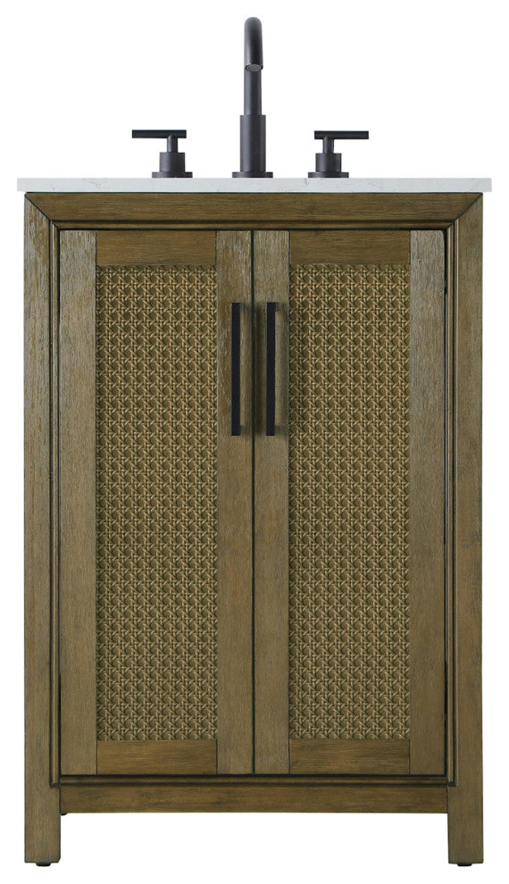 Elegant Lighting VF29524 Alina 24" - Hazel Oak