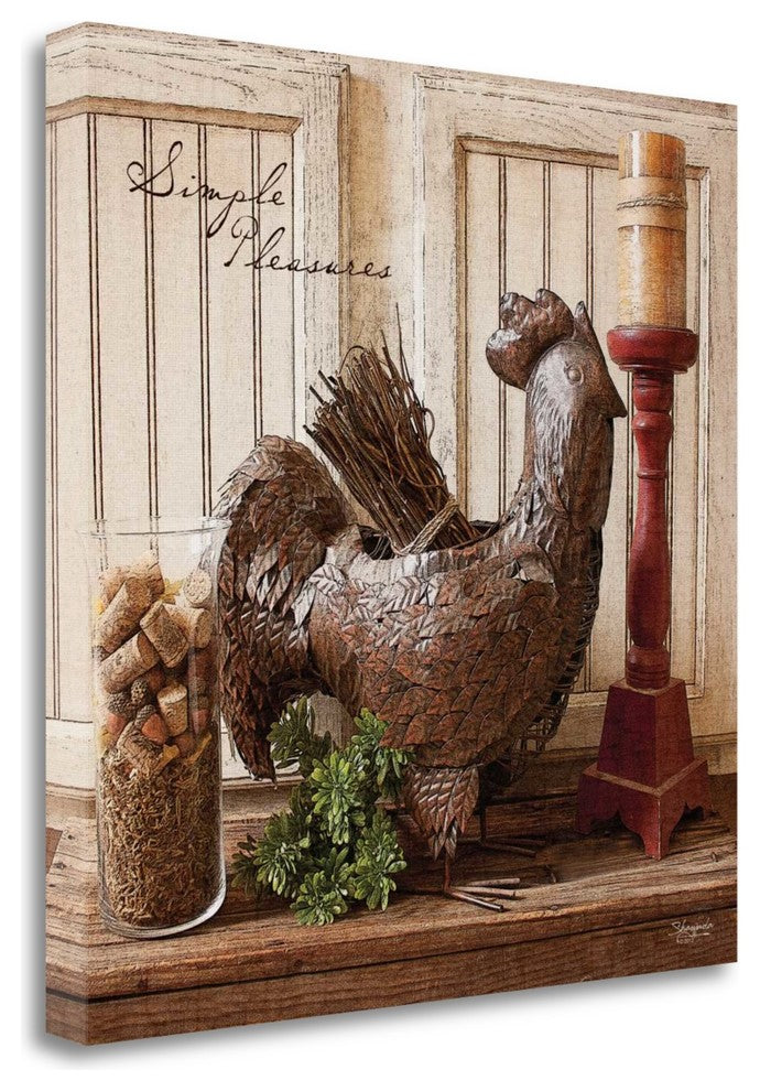 "Simple Pleasures" By Shawnda Eva, Giclee Print on Gallery Wrap Canvas