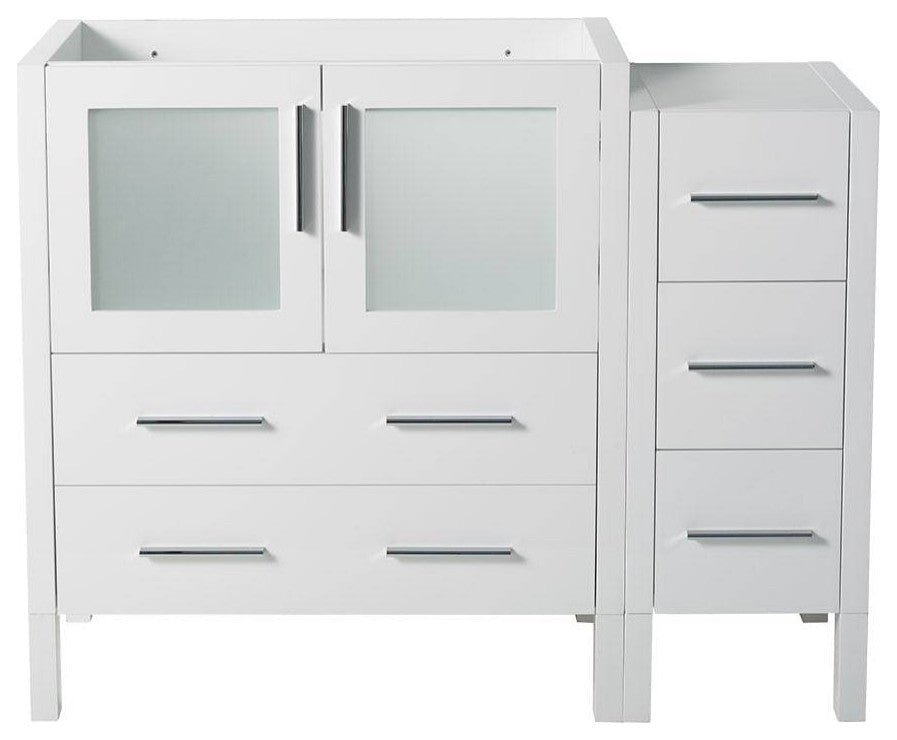 Fresca FCB62-3012WH Torino 42" White Modern Bathroom Cabinet