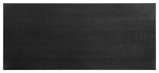 Nolan Black Wood Dining Table