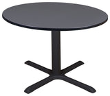 Cain 48" Round Breakroom Table, Gray