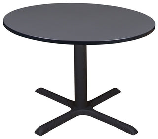 Cain 48" Round Breakroom Table, Gray