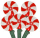 Peppermint Twist Candy LED Christmas Lights
