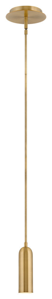 Hinkley Lighting 32377 Dax 2"W LED Mini Pendant - Heritage Brass