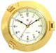 Brass Porthole Quartz Clock