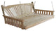 Pine Fanback Swingbed, Unfinished, 6 Foot