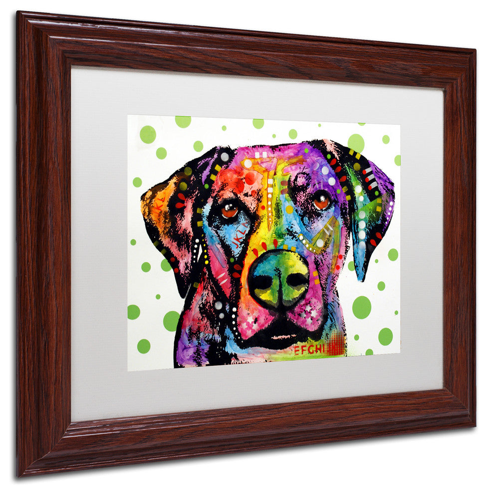 Dean Russo 'Rhodesian' Framed Art, Wood Frame, 11"x14", White Matte