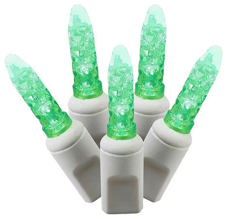 70Lt Led Green/Ww M5 Icicle Set 9'L