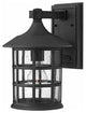 Hinkley Freeport 1 Light Black Wall Lantern, 1804BK