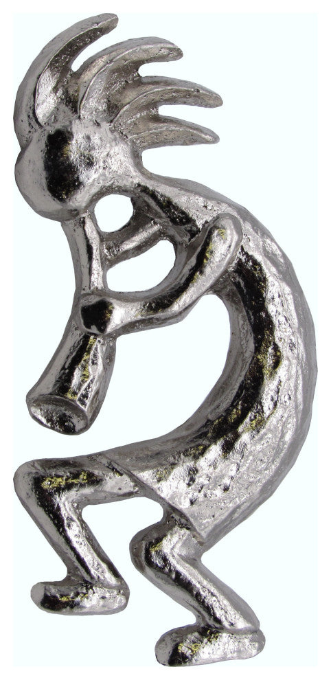 Kokopelli Left Facing Cabinet Pull, Nickel