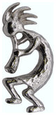 Kokopelli Left Facing Cabinet Pull, Nickel