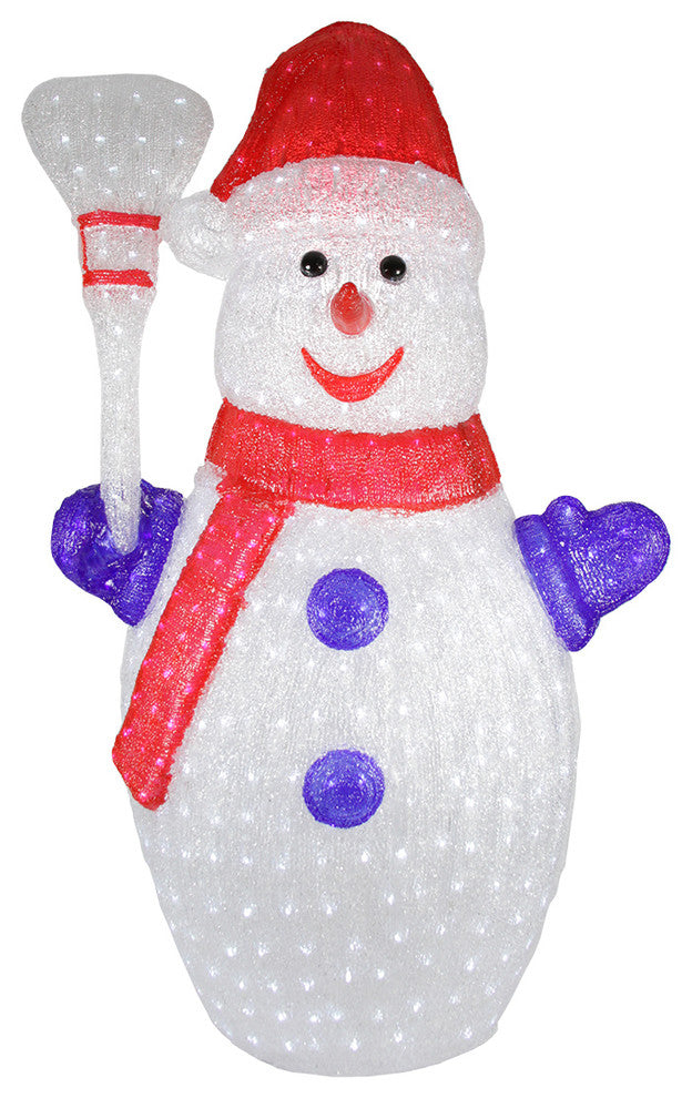 Acrylic Snowman, 600 Led