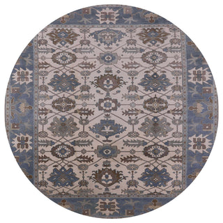 Ahgly Company Indoor Round Mid-Century Modern Area Rugs, 8' Round