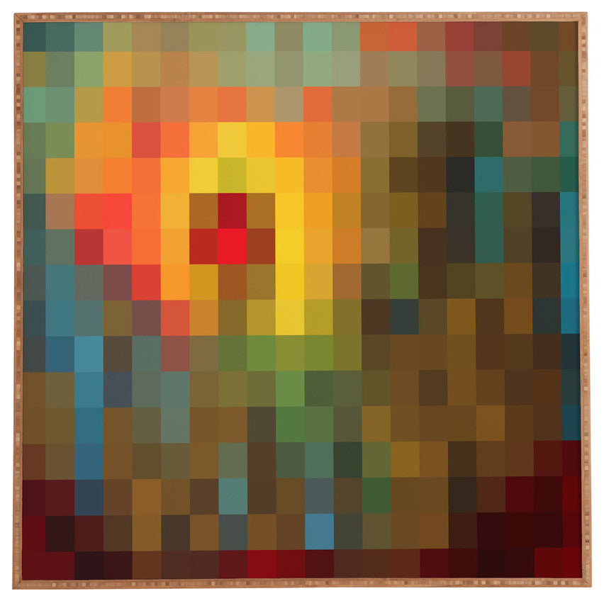 Deny Designs Madart Inc Glorious Colors Framed Wall Art