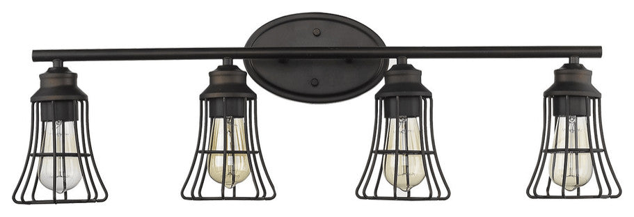 Piers 4-Light Oil-Rubbed Bronze Vanity