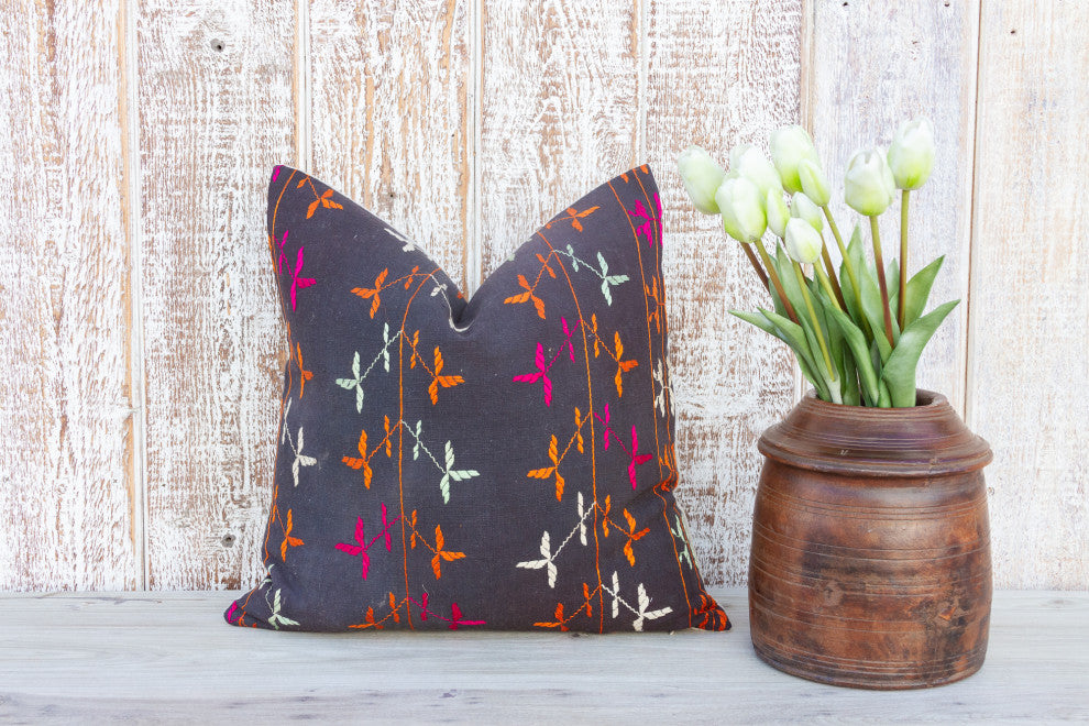 Ani Antique Indian Folk Pillow