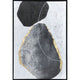Stoney Silhouettes Hand Painted Canvas, Stoney Silhouettes Ii