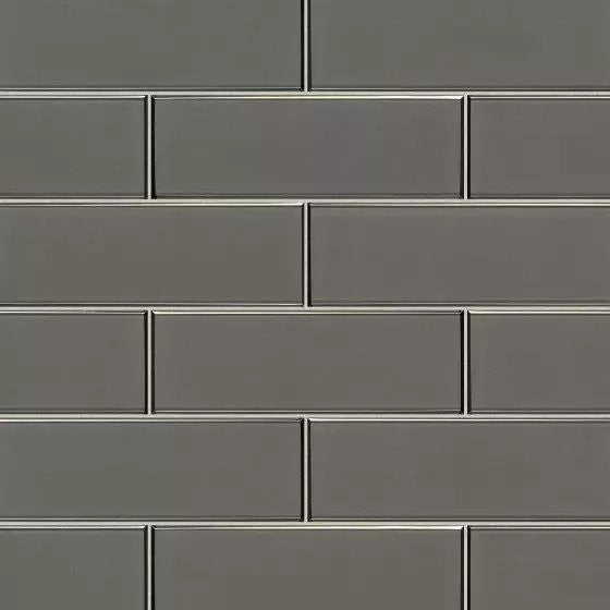 Champagne Bevel 4X12 Glass Subway Tile, 10 Sft
