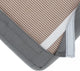 Cannes 5 Piece Sunbrella Outdoor Patio Club Chair and Ottoman Set, Charcoal