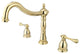 Kingston Brass Roman Tub Faucet, Polished Brass