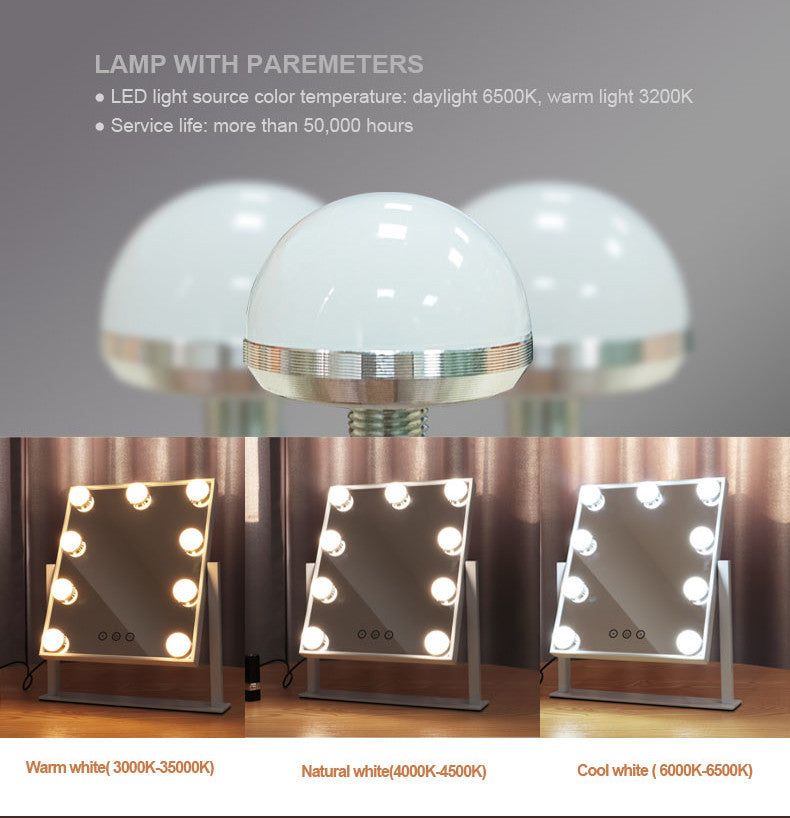 LED Bulbs Hollywood Makeup/Vanity Mirror