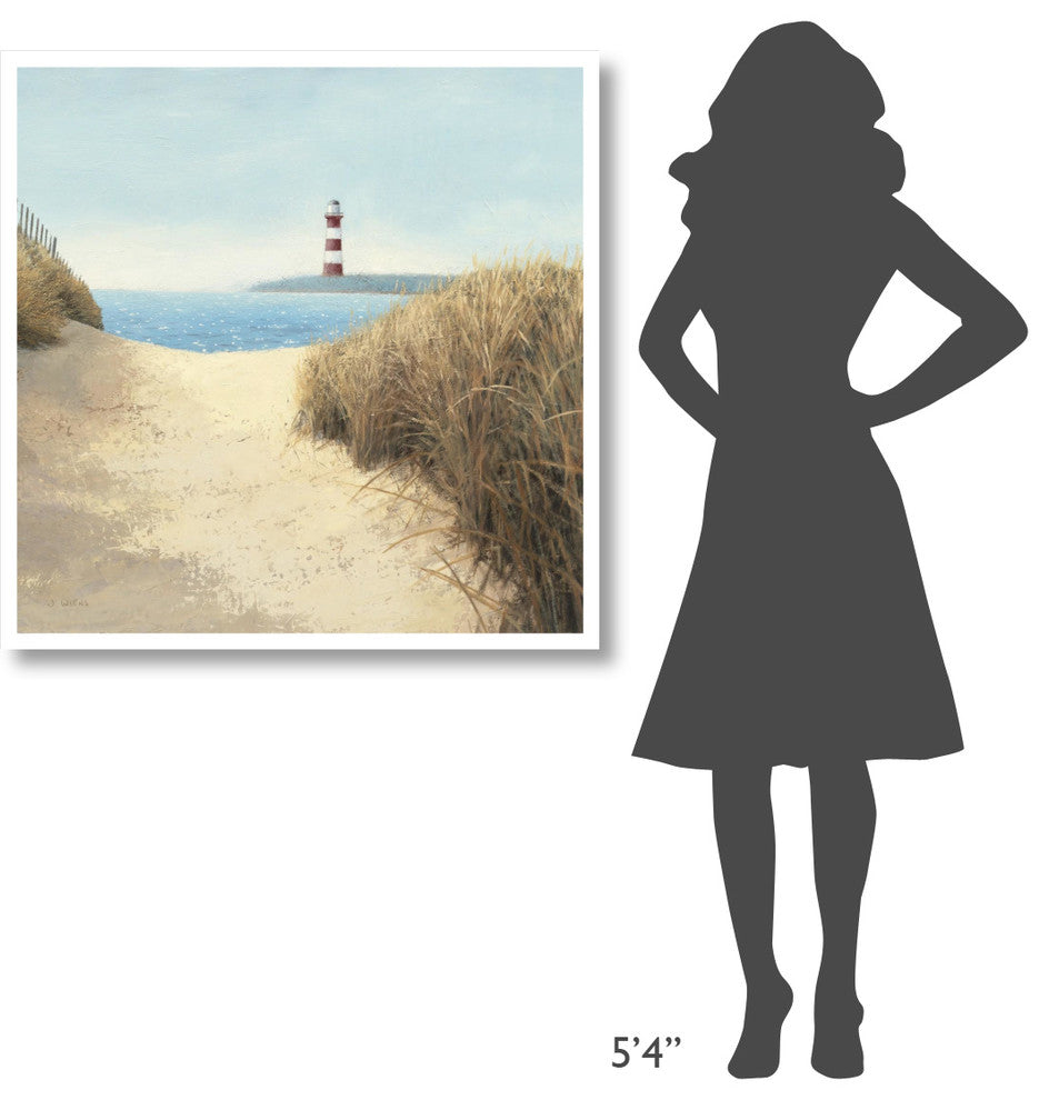 "Beach Path Square" Digital Paper Print by James Wiens, 38"x38"