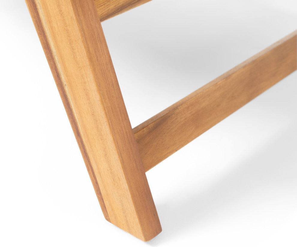 Kailee Outdoor Wooden Side Table, Teak