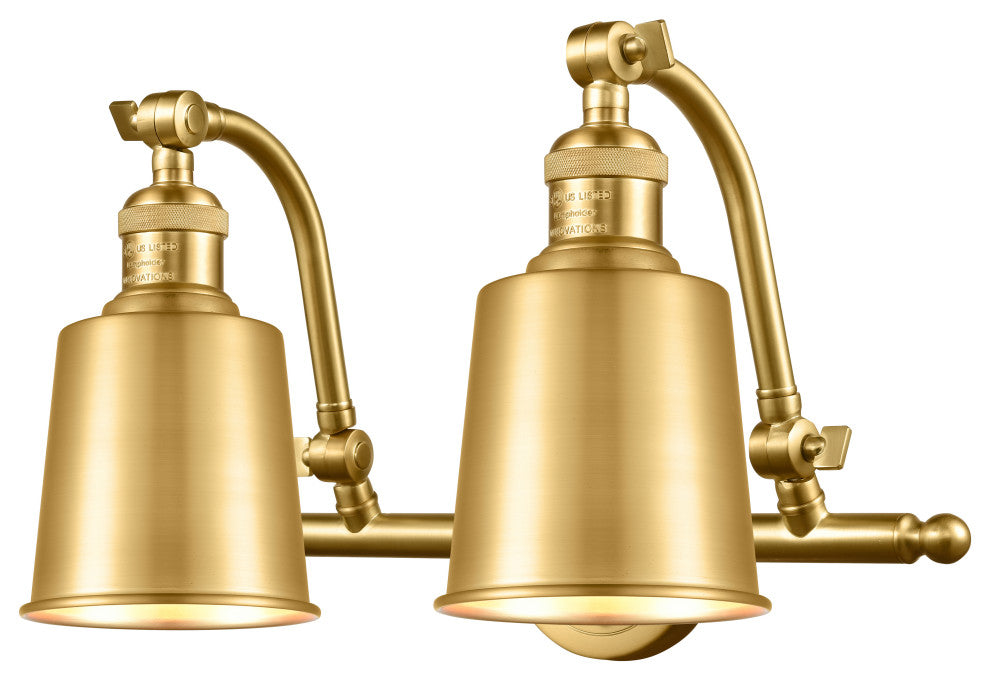 INNOVATIONS LIGHTING 515-2W-SG-M9-SG-LED Addison 2 Light Bath Vanity Light