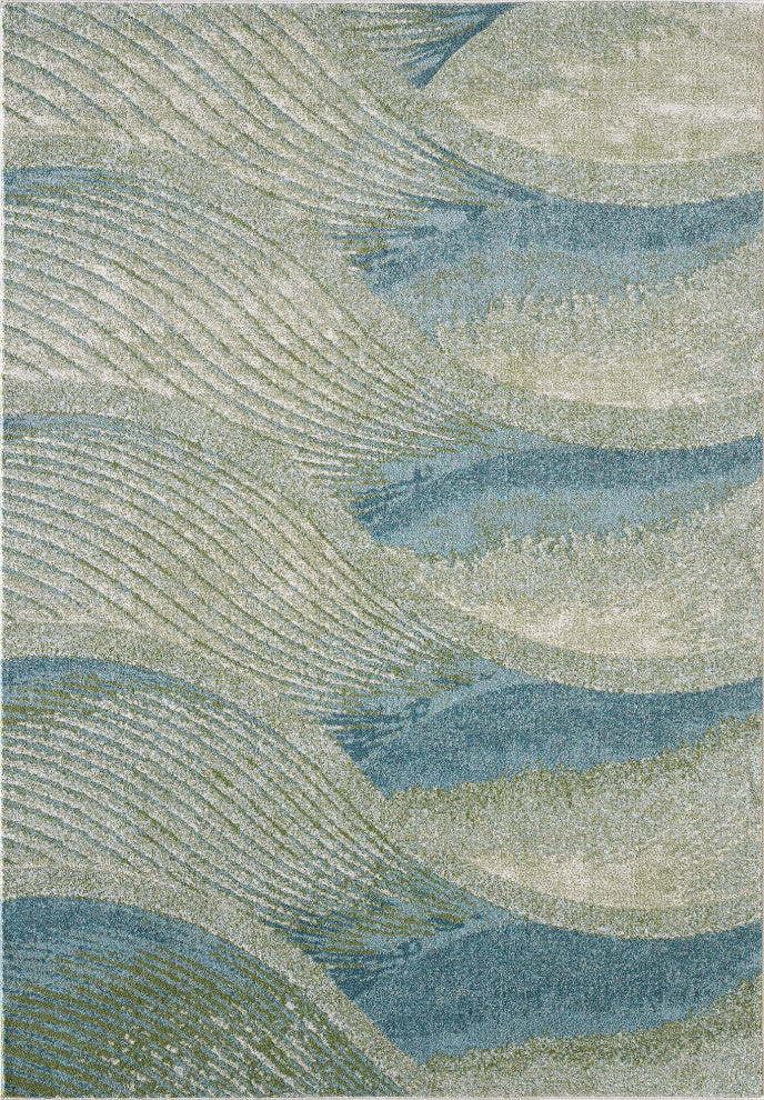 KAS Illusions 6222 Ocean Breeze Area Rug, 7'10"x10'10"