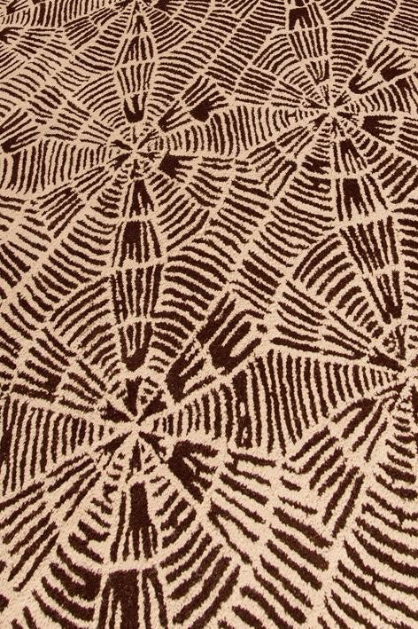 Hand Tufted Brown Wool Area Rug