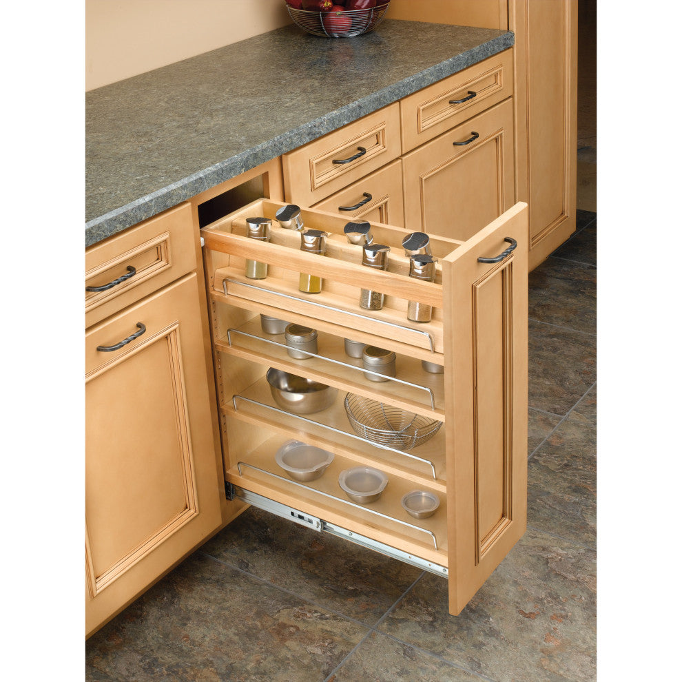 Wood Spice Insert Accessory for 448 Series Soft Close Organizer, 10"