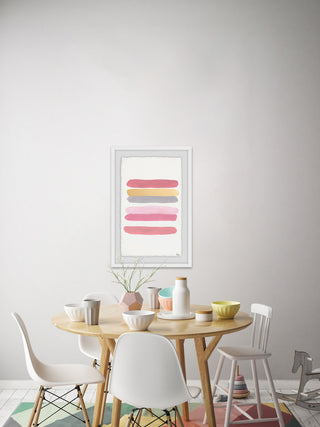 "Stains of Color" Framed Painting Print, 30"x45"