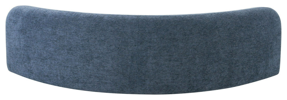 Divani Casa Forman Modern Blue Fabric Modular Sectional Sofa