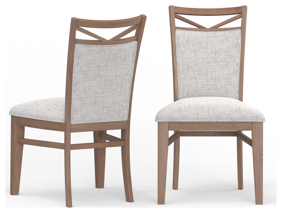 Extendable Trestle Table With 8 Upholstered Chairs