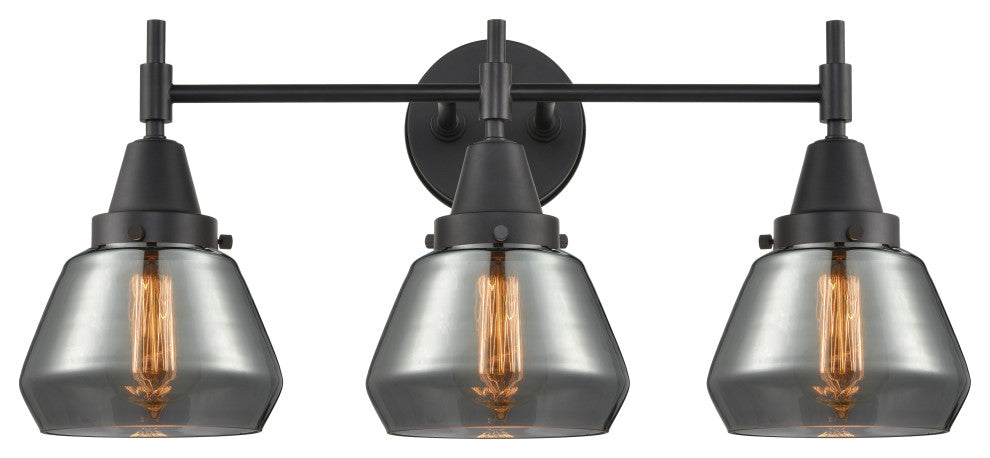INNOVATIONS LIGHTING 447-3W-BK-G173 Caden 3 Light 26 inch Bath Vanity Light