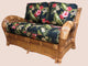 Kingston Reef Love Seat in Cinnamon, Wheat Fabric