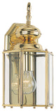 Generation Lighting Lighting 1-Light Outdoor Lantern, Polished Brass