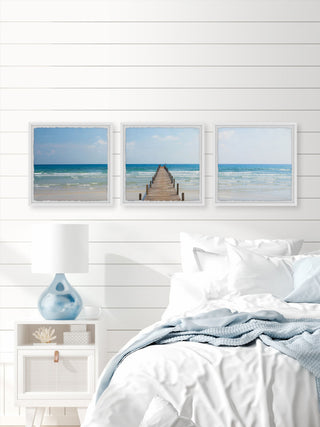 Oceans in Motion Triptych, 3-Piece Set, 12x12 Panels