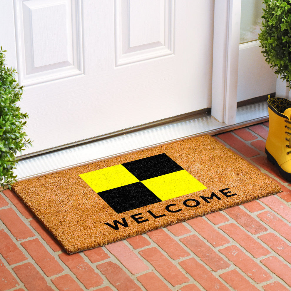 Calloway Mills Nautical Personalized Doormat Doormat, Letter L