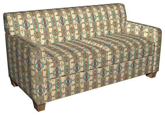 Striped Geometric Southwest Woven Novelty Upholstery Fabric By The Yard