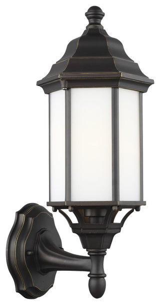 Sevier Small 1-Light Uplight Outdoor Wall Lantern, Antique Bronze