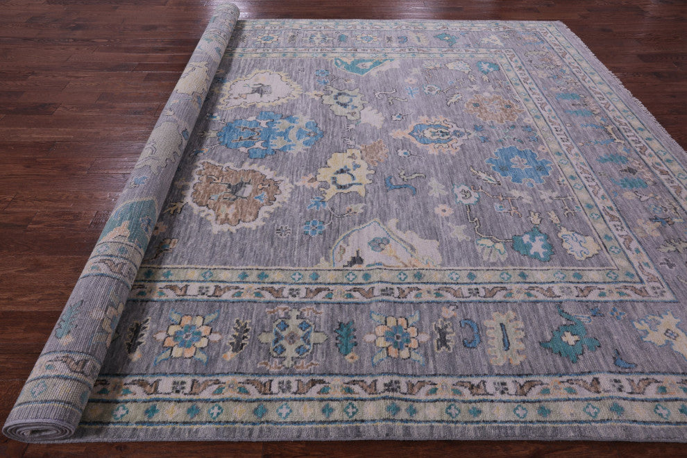 10' 1" X 14' 3" Turkish Oushak Hand-Knotted Rug - Q15639