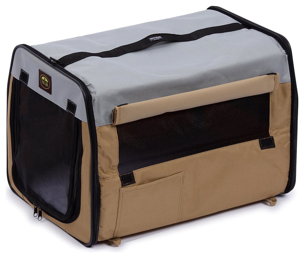 Folding Zippered Lightweight Easy Folding Pet Crate