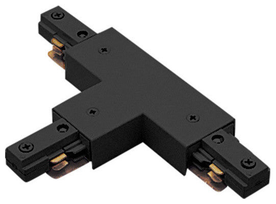WAC Lighting J2 Track Connectors, Black, T Connector